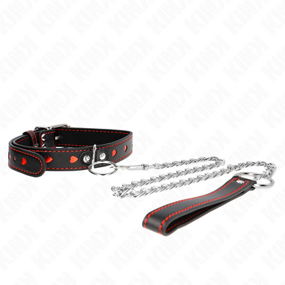 KINK - COLLIER AVEC BRACELET 65 CM DETAILS COEUR 52.5 X 2.5 CM