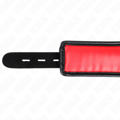 KINK - COLLAR CON PULSERA IMITACIÓN PIEL ESPONJA MODELO 3 AJUSTABLE 37-54 CM X 3 CM