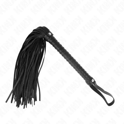 Kink – Fouet avec Manche Texturé Noir 48,5 cm