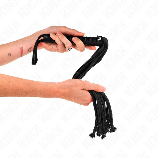 Kink – Fouet Corde Noire 56 cm