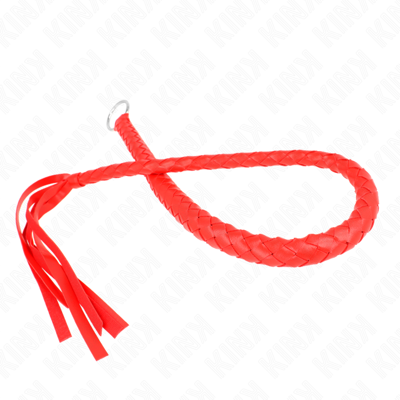 KINK - LÁTIGO DE SERPIENTE CON ANILLA ROJA 65 CM