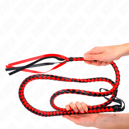 KINK - LÁTIGO LARGO DE SERPIENTE ROJA 210 CM