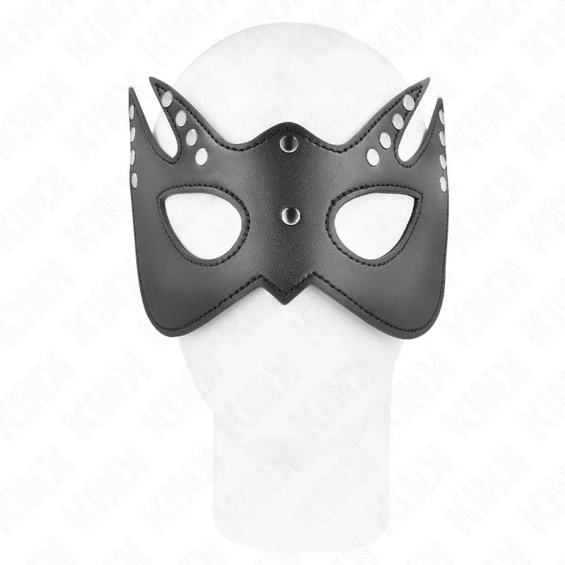 Kink – Masque de Chauve Souris avec Rivets 23 X 15 cm