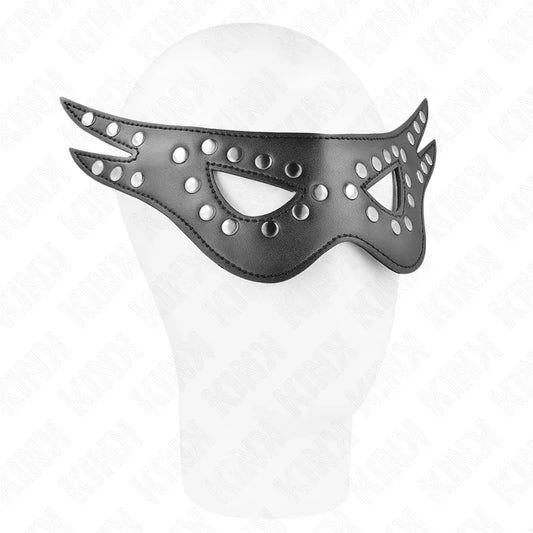 Kink – Masque Sexy en Cuirette Modèle 1 27 X 13 cm