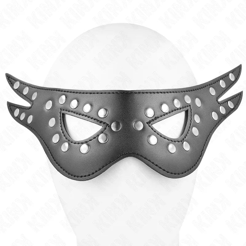 Kink – Masque Sexy en Cuirette Modèle 1 27 X 13 cm