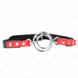 KINK - GAG AVEC PLUSIEURS O-RINGS 4 / 4.8 CM ROUGE 38 X 56 CM