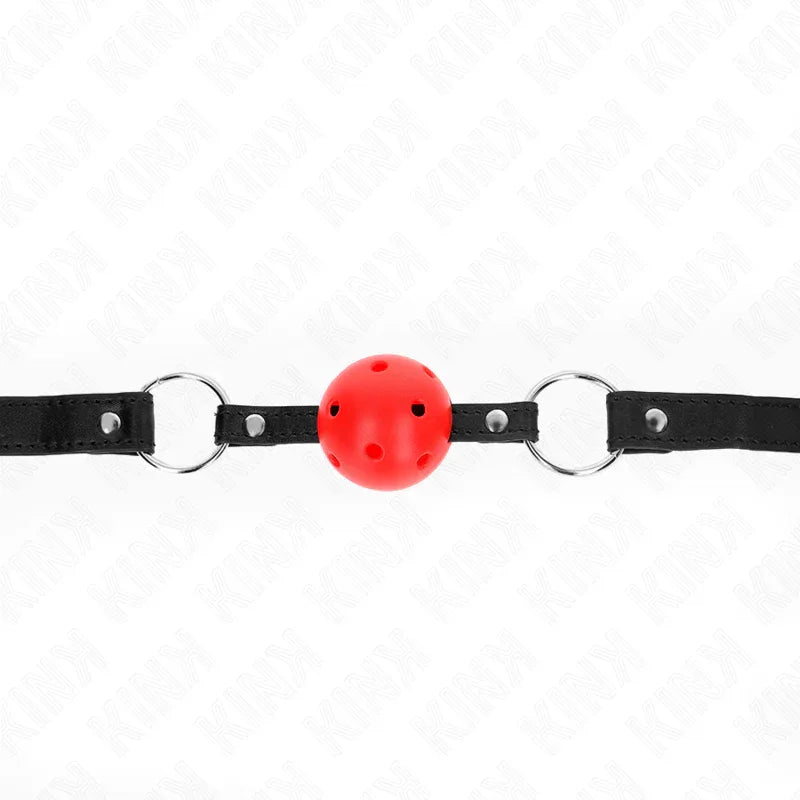 Kink – Boule Creuse Dure Rouge 4,5 cm Gag Modele 1 63,5 X 2 cm
