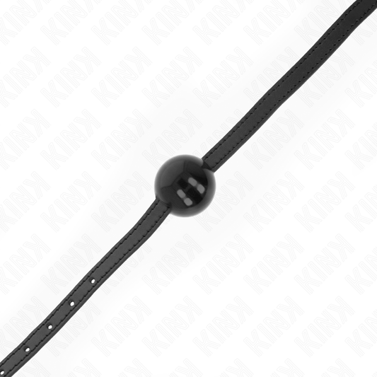 KINK - BOLA SÓLIDA NEGRA INDIVIDUAL 4 CM BOLSA 65 x 1,5 CM