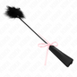 KINK - PLUMAS CRUJIENTES CON LAZO DE CINTA ROSA 49 CM
