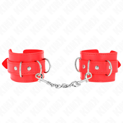 KINK - 3 ADJUSTABLE APPAREILS-POIGNETS ROUGE 17.5-25 CM X 6 CM