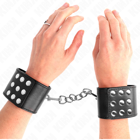 KINK - REPOSAMUÑECAS CON CIERRE AJUSTABLE NEGRO 19-24 CM X 5,5 CM