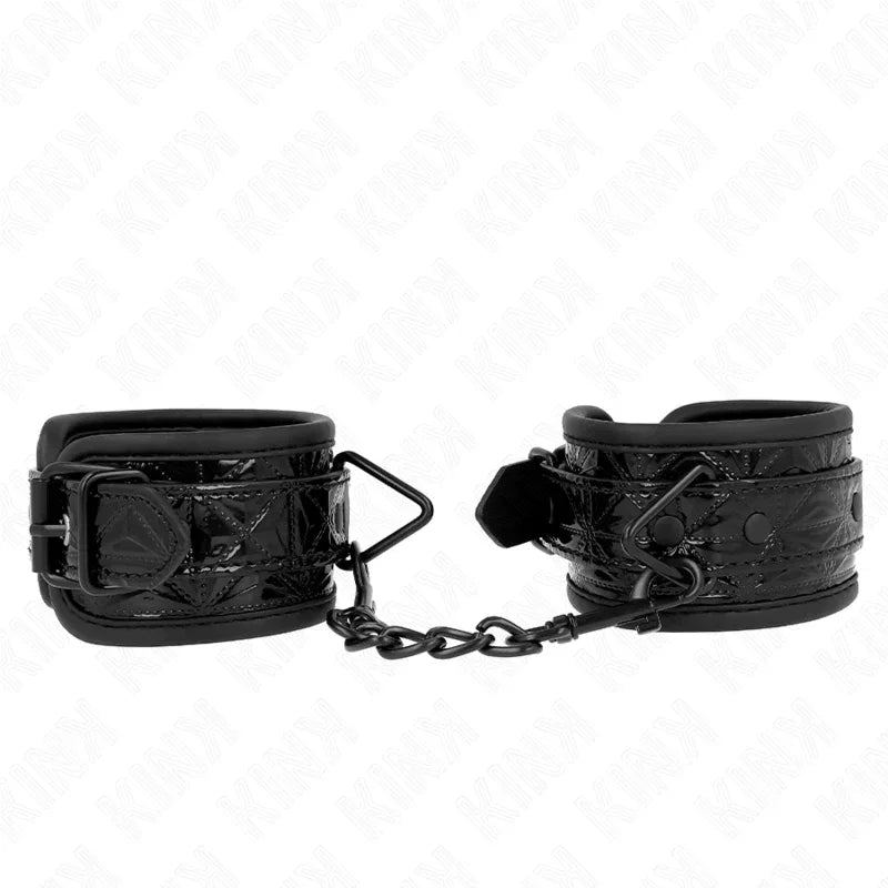 Kink – Appui Poignets Motif Diamant Noir Ajustable 17 26 cm X 5,5 cm
