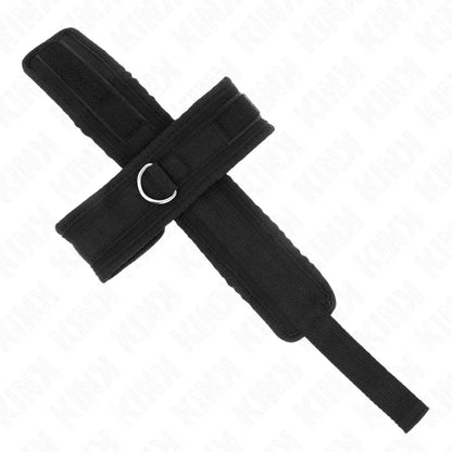 Kink – Poignets Croisés Noir 34 X 5,5 cm
