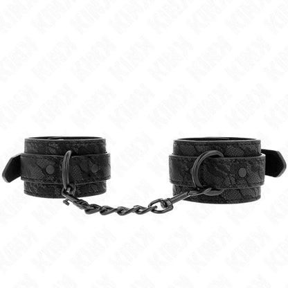 Kink – Poignets Recouverts de Dentelle Foncée Réglable Noir 19 26 cm