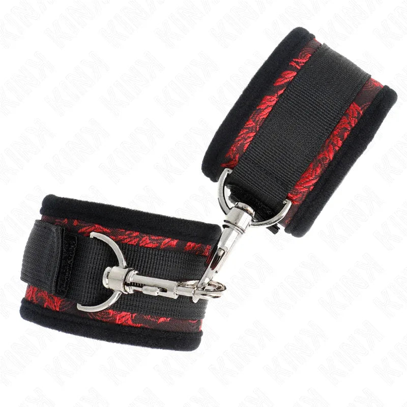 Kink – Retenues Poignets Scandal Rouge Noir