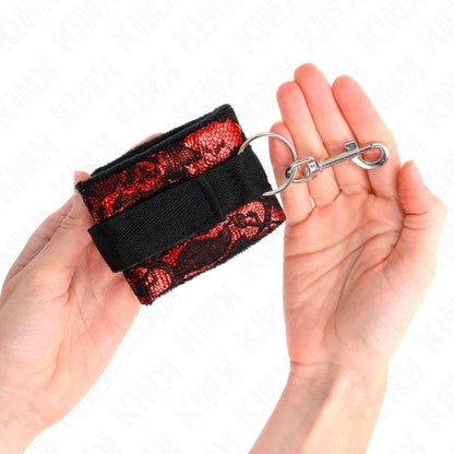 Kink – Retenues Poignets Scandal Rouge Noir