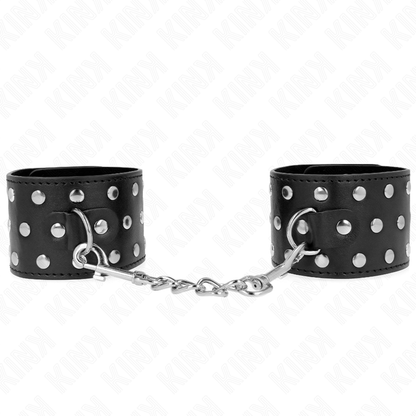 KINK - RÉGLABLE PUNK RETENUES-POIGNETS 19-24 CM X 5.5 CM
