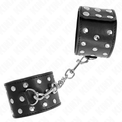 KINK - RÉGLABLE PUNK RETENUES-POIGNETS 19-24 CM X 5.5 CM