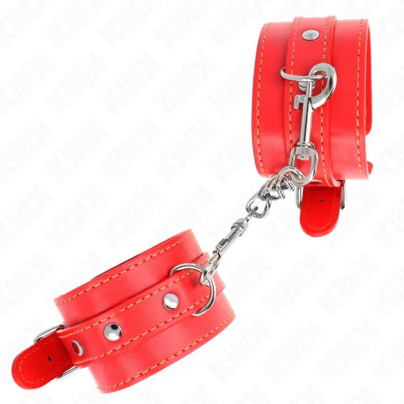 Kink – Appareils Poignets Fins Rouge Ajustables 21 33 cm