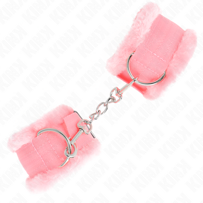 KINK - APPUI-POIGNETS DOUBLÉS DE FOURRURE RÉGLABLE 17-31 CM X 7 CM