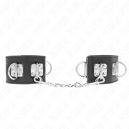 KINK - APPUI-POIGNETS MULTIPOSITIONS AVEC FERMETURE PAR CADENAS NOIR AJUSTABLE 16-23 CM X 5.5 CM