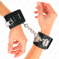 KINK - APPUI-POIGNETS MULTIPOSITIONS AVEC FERMETURE PAR CADENAS NOIR AJUSTABLE 16-23 CM X 5.5 CM