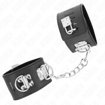 KINK - APPUI-POIGNETS MULTIPOSITIONS AVEC FERMETURE PAR CADENAS NOIR AJUSTABLE 16-23 CM X 5.5 CM