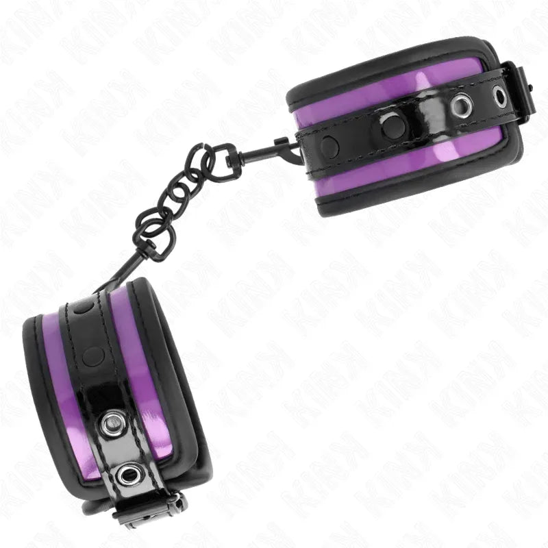Kink – Appui Poignets en Néoprène Violet Clair Ajustable 21 28 cm X 5 cm