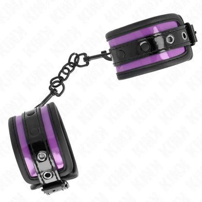Kink – Appui Poignets en Néoprène Violet Clair Ajustable 21 28 cm X 5 cm