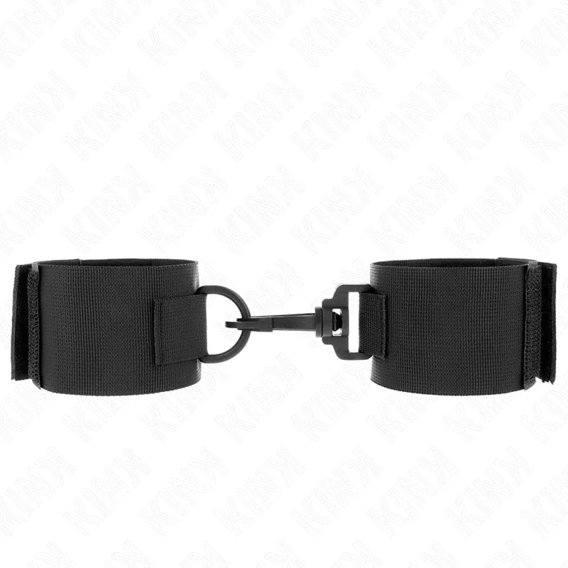 Kink – Appareils Poignets en Nylon Noir