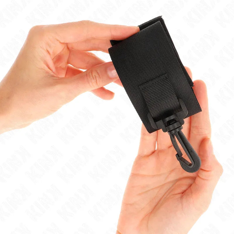 Kink – Appareils Poignets en Nylon Noir