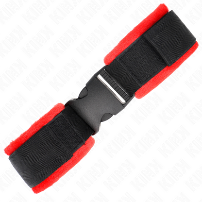 KINK - MUÑECA DE NYLON NEGRA CON GANCHO Y BUCLE, MODELO 1, AJUSTABLE, 25-35 CM X 6 CM