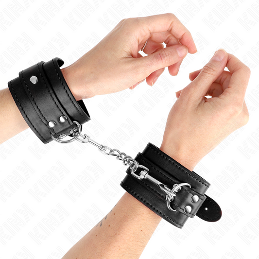 KINK - REPOSAMUÑECAS AJUSTABLE INDIVIDUAL NEGRO 20-23 CM X 5,5 CM