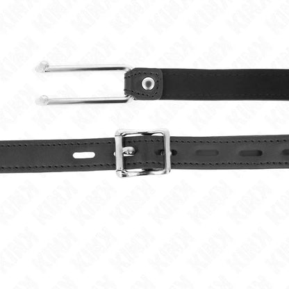 Kink – Bâton à Crochet en Métal 11,5 cm avec Sangle en Cuir Réglable 39 58 cm X 2 cm