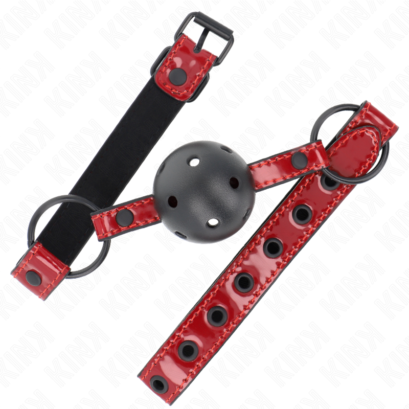 KINK - PELOTA DE CUERO BRILLANTE 4,5 CM BOLSA 63,5 X 2 CM AJUSTABLE 41 X 59 CM