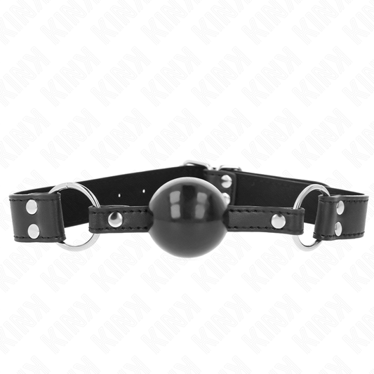KINK - PALITO DE PELOTA SUAVE Y SÓLIDO DE 4 CM CON CORREA DE CUERO 62 x 2,5 CM AJUSTABLE 42-58 CM