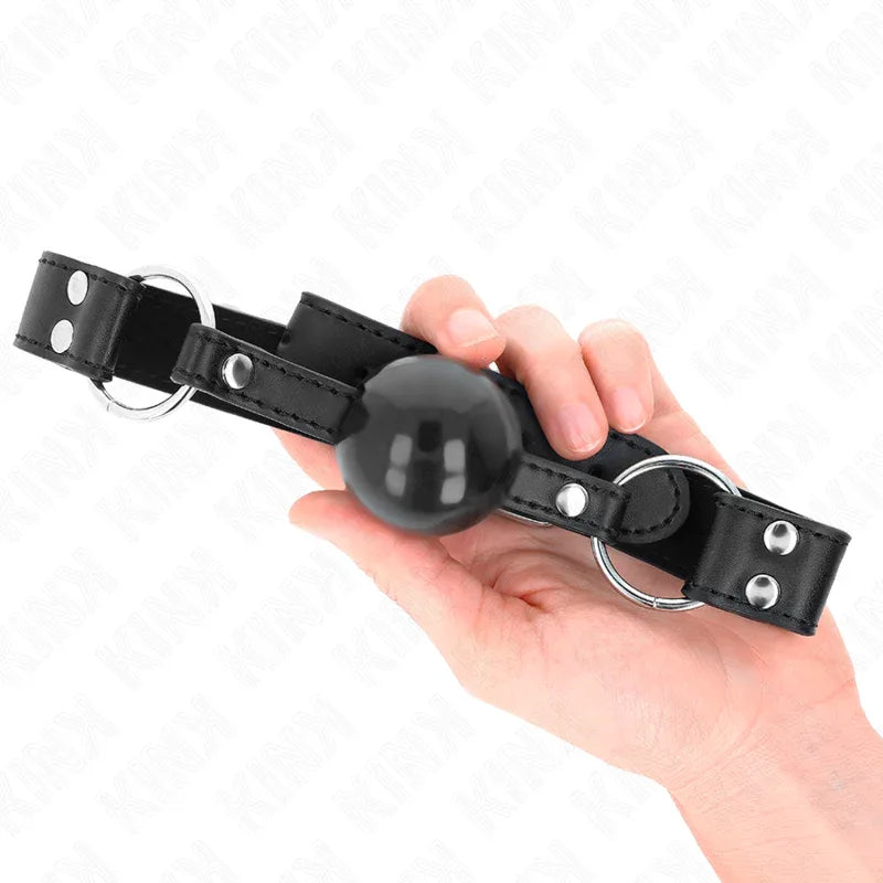 Kink – Bâton Bille Souple et Solide 4 cm avec Sangle en Cuir 62 X 2,5 cm Réglable 42 58 cm