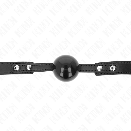 KINK - MORDAZA DE BOLA DE TPE SUAVE DE 4 CM MODELO 3 60 x 2 CM AJUSTABLE 37-52 CM