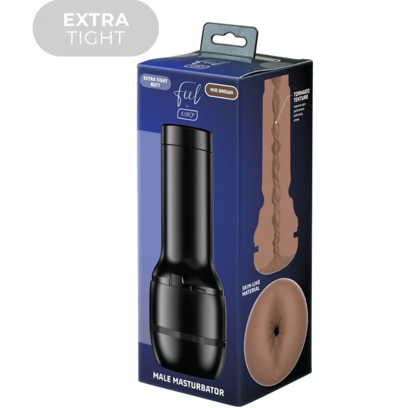 KIIROO - FEEL STROKER GLÚTEOS EXTRA APRETADOS MARRÓN MEDIO