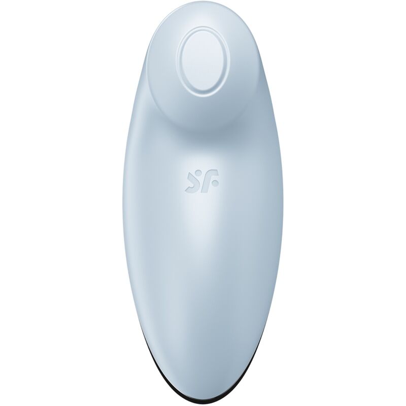 SATISFYER - TAP &amp; CLIMAX 2 VIBRATEUR &amp; STIMULATEUR BLUE