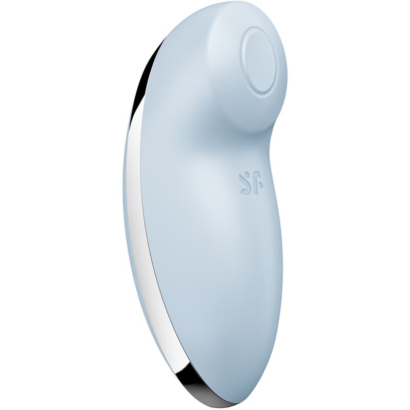 SATISFYER - TAP &amp; CLIMAX 2 VIBRATEUR &amp; STIMULATEUR BLUE