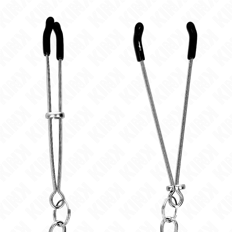 KINK - PINZAS FINAS PARA TELÉFONO CON CADENA GRUESA DE 30 CM