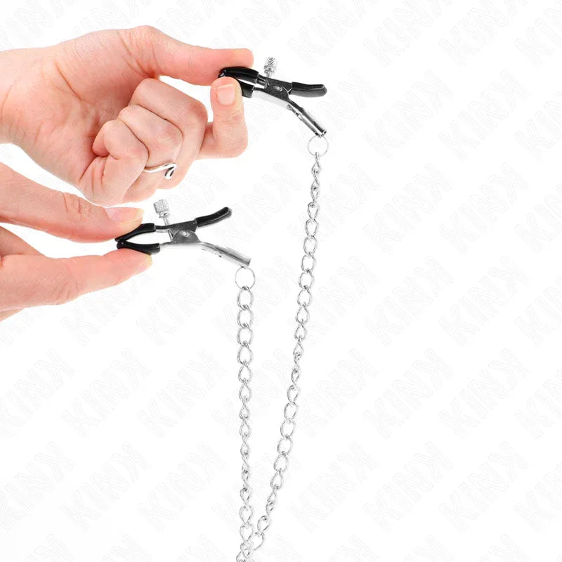 Kink – Pinces Triple à Tamelon et Clito avec Chaîne Modèle 0