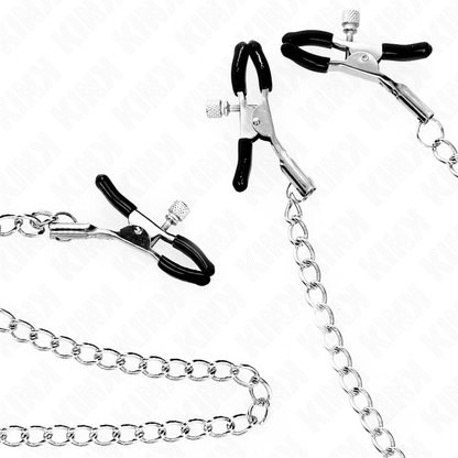 KINK - ABRAZADERAS TRIPLES DE TÉ Y CLITO CON CADENA MODELO 0
