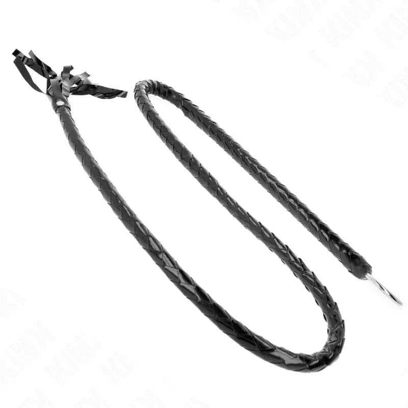 Kink – Fouet Long en Pvc Brillant 138 cm