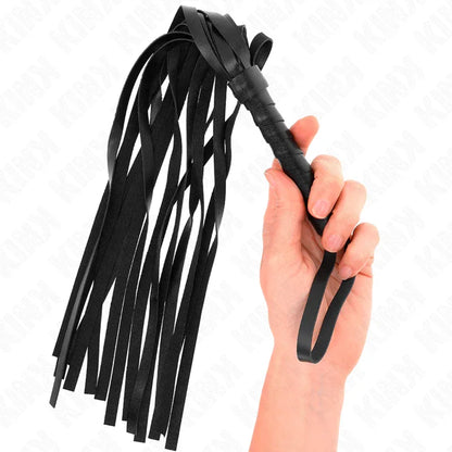 Kink – Fouet Simple Noir 45 cm