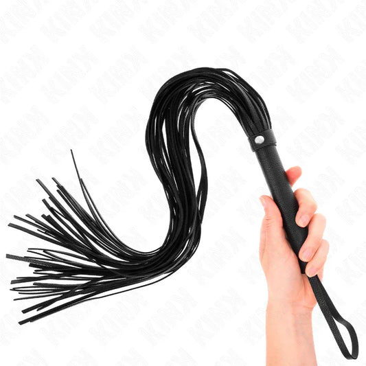 Kink – Fouet Pvc Souple Noir 70 cm