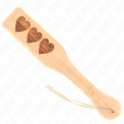 KINK - PALETTE IN BAMBOU DESIGN COEUR 32 X 5.5 CM