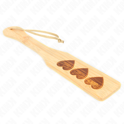 KINK - PALETTE IN BAMBOU DESIGN COEUR 32 X 5.5 CM