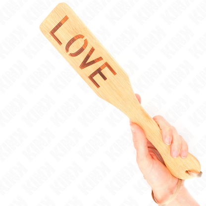 KINK - PALETA DE BAMBÚ PALABRA DE AMOR 32 X 5,5 CM
